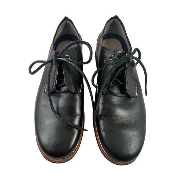 ohw? owns the factory‎ | Ferrell Black Leather Hidden Eyelet Derby | sz 9 main image 4